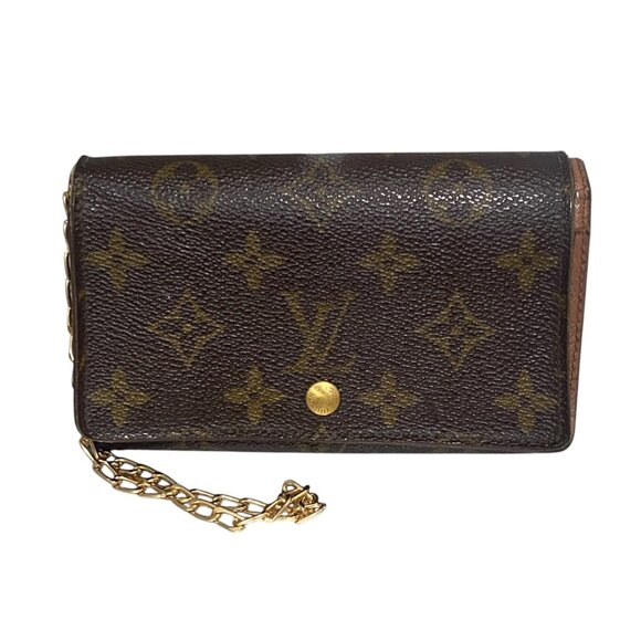 Vintage Louis Vuitton Monogram Zippy Bifold Wallet with chain - Picture 1 of 11